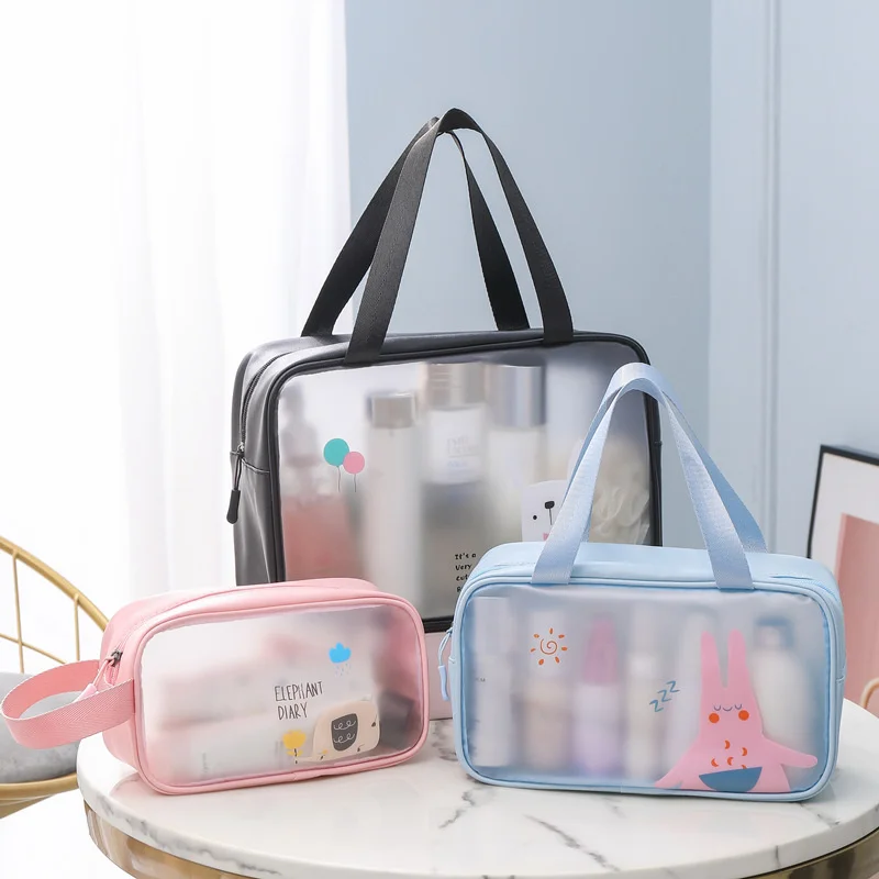 Women Transparent Waterproof PVC Cosmetic Bag Portable Necessary Cosmetic Bag Organizer Fashion Small Large Toiletry Bags
Women Transparent Waterproof PVC Cosmetic Bag Portable Necessary Cosmetic Bag Organizer Fashion Small Large Toiletry Bags