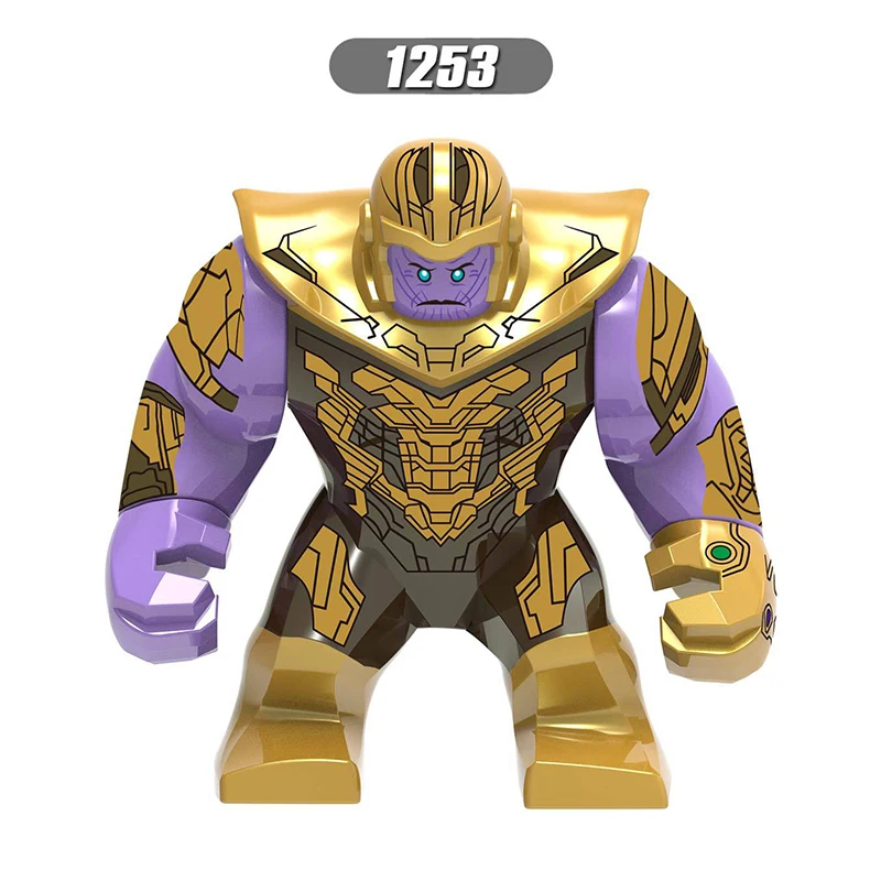 Disney New Big Size Super Hero Thanos Figures Building Block Toys Educational Gift For Children
Disney New Big Size Super Hero Thanos Figures Building Block Toys Educational Gift For Children