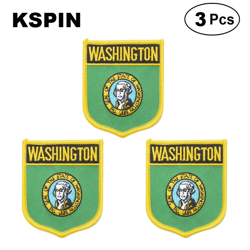 U.S.A Washington Shiled Shape flag patches national flag patches for Cothing DIY Decoration
U.S.A Washington Shiled Shape flag patches national flag patches for Cothing DIY Decoration