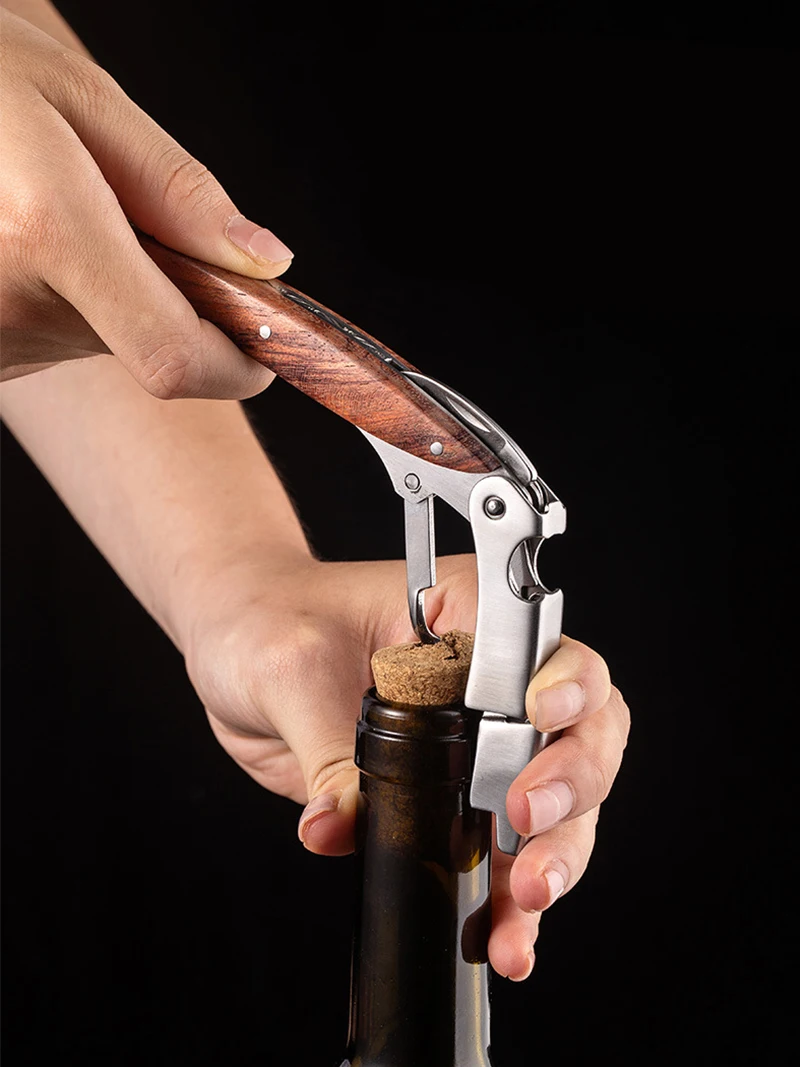 Multifunction Corkscrew Portable Screw Corkscrew Beer Bottle Opener Professional Wine Opener High-end Wine Can Opener
Multifunction Corkscrew Portable Screw Corkscrew Beer Bottle Opener Professional Wine Opener High-end Wine Can Opener