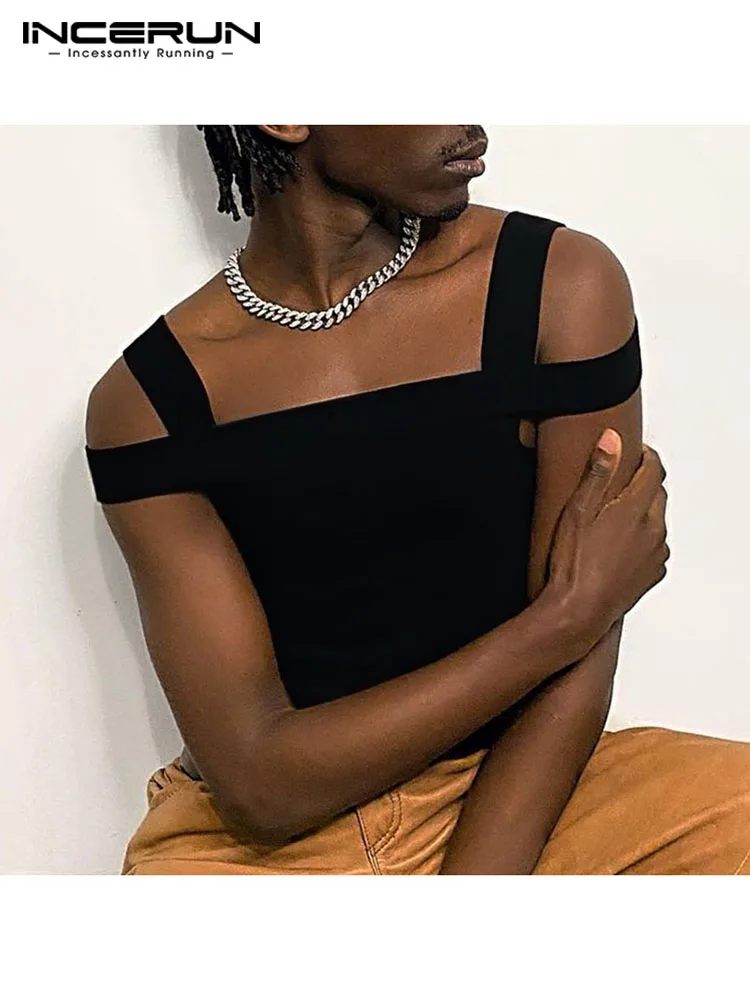 Модные мужские майки INCERUN, однотонная уличная одежда без рукавов 2022, повседневные жилеты с открытыми плечами, облегающие сексуальные мужски...
Модные мужские майки INCERUN, однотонная уличная одежда без рукавов 2022, повседневные жилеты с открытыми плечами, облегающие сексуальные мужски...