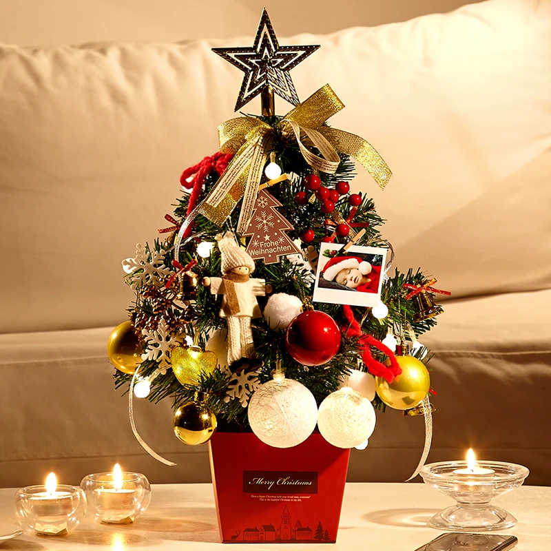zq Christmas Decorations 45cm Small Mini Christmas Tree Set Desktop Decoration Hotel Window Gift
zq Christmas Decorations 45cm Small Mini Christmas Tree Set Desktop Decoration Hotel Window Gift