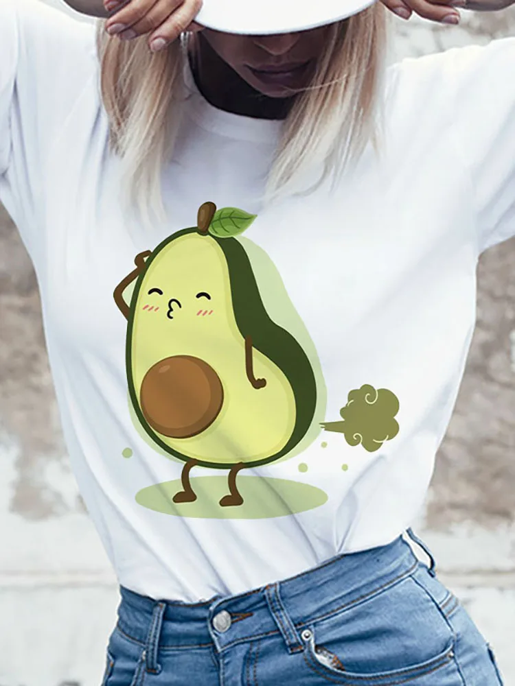 White Round Neck T-shirt Anime Top Tee Clothing 2022 New Harajuku Avocado Cartoon Kawaii T Shirt Women Cute Tshirt Funny Woman
White Round Neck T-shirt Anime Top Tee Clothing 2022 New Harajuku Avocado Cartoon Kawaii T Shirt Women Cute Tshirt Funny Woman