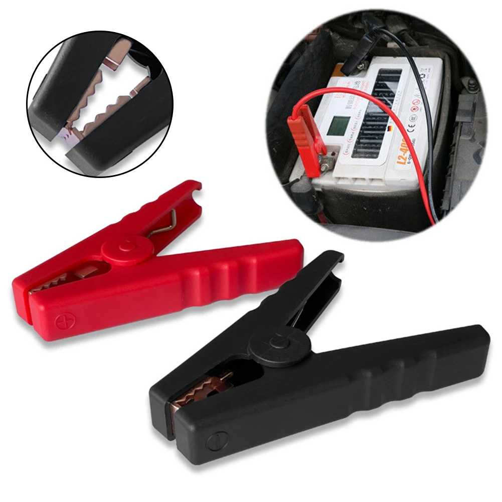 For Cars Vehicles Automobiles Etc.and Strong Crocodile Clip Battery Clip 100A 12-24V 1pair Black/Red Copper+ABS Thickened
For Cars Vehicles Automobiles Etc.and Strong Crocodile Clip Battery Clip 100A 12-24V 1pair Black/Red Copper+ABS Thickened