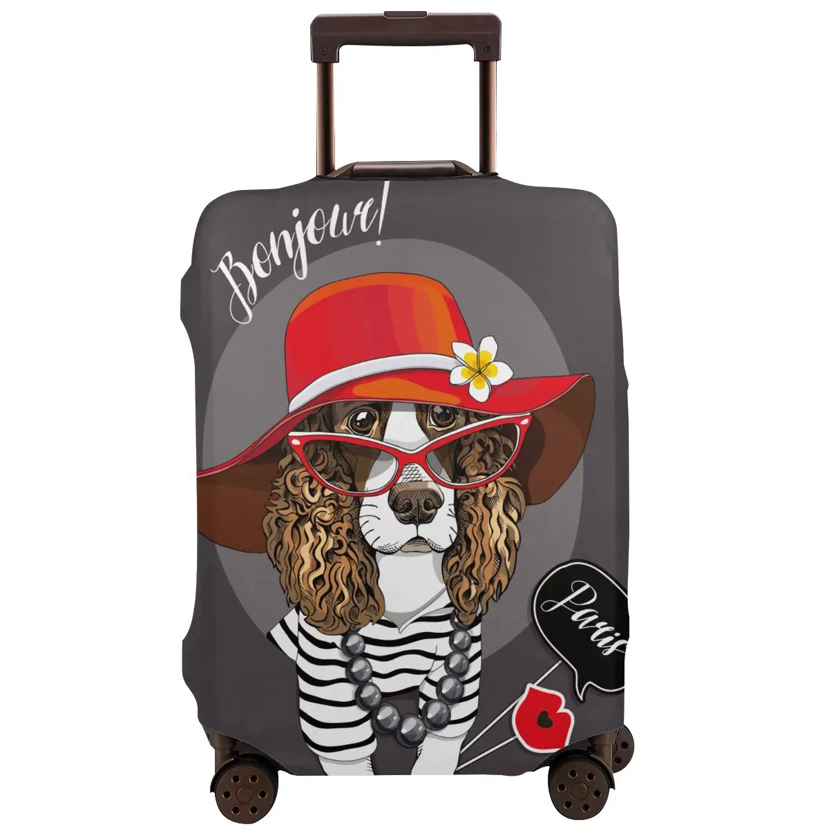 Funny Dog With Hat And Glasses Washable Suitcase Luggage Cover Elastic Travel Luggage Protective Case AntiScratch Case For 18-32
Funny Dog With Hat And Glasses Washable Suitcase Luggage Cover Elastic Travel Luggage Protective Case AntiScratch Case For 18-32