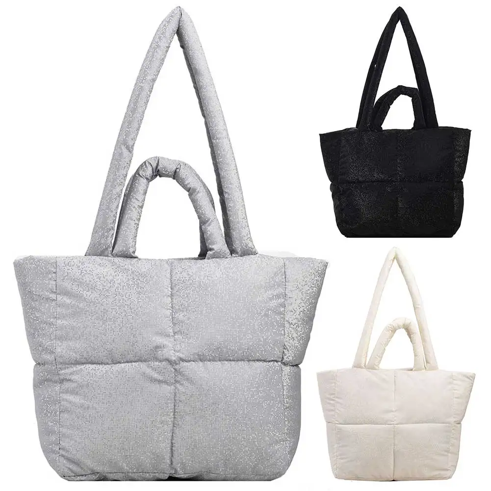 Women Quilted Tote Handbags Versatile Padded Shoulder Bag Large Capacity Down Hobo Bag Winter Shopping Bag
Women Quilted Tote Handbags Versatile Padded Shoulder Bag Large Capacity Down Hobo Bag Winter Shopping Bag