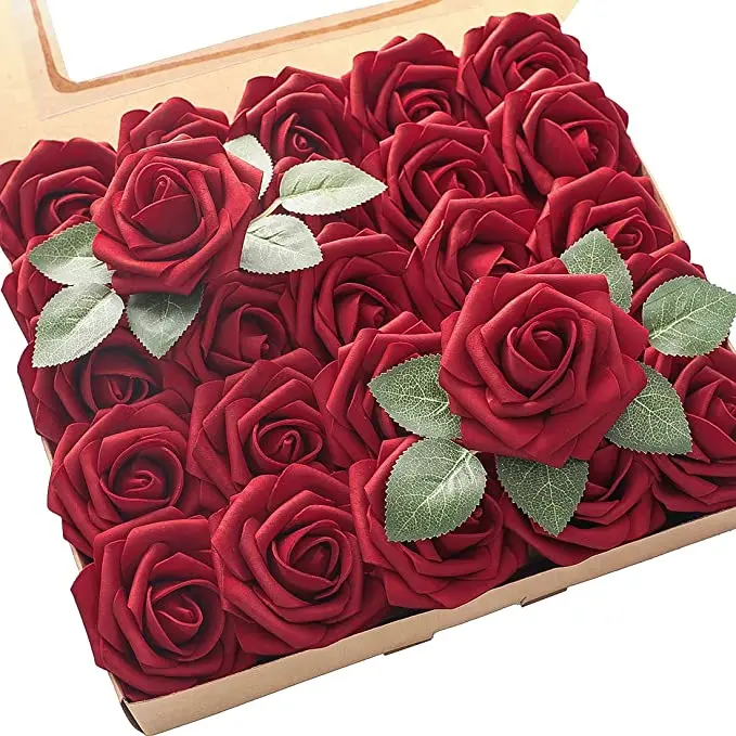 25/50pc 8CM Artificial PE Foam Rose Flowers Bride Bouquet Flower for DIY Wedding Bouquets Party Decorative Home Garden Decor
25/50pc 8CM Artificial PE Foam Rose Flowers Bride Bouquet Flower for DIY Wedding Bouquets Party Decorative Home Garden Decor
