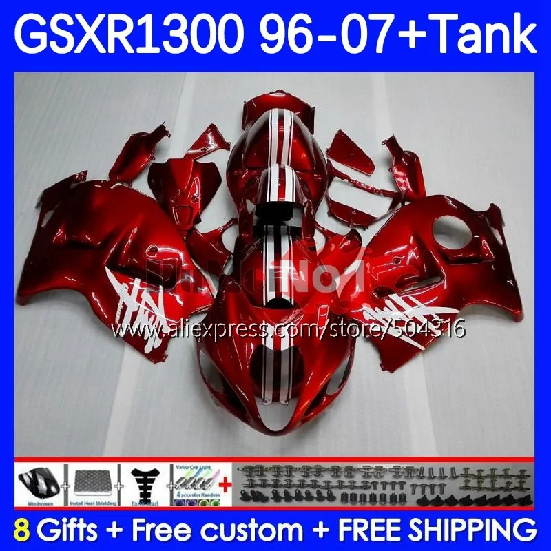 Hayabusa For SUZUKI GSXR 1300 CC GSXR-1300 28No.1 GSXR1300 96 97 98 99 00 01 2002 2003 2004 2005 2006 2007 Fairing Metallic Red
Hayabusa For SUZUKI GSXR 1300 CC GSXR-1300 28No.1 GSXR1300 96 97 98 99 00 01 2002 2003 2004 2005 2006 2007 Fairing Metallic Red