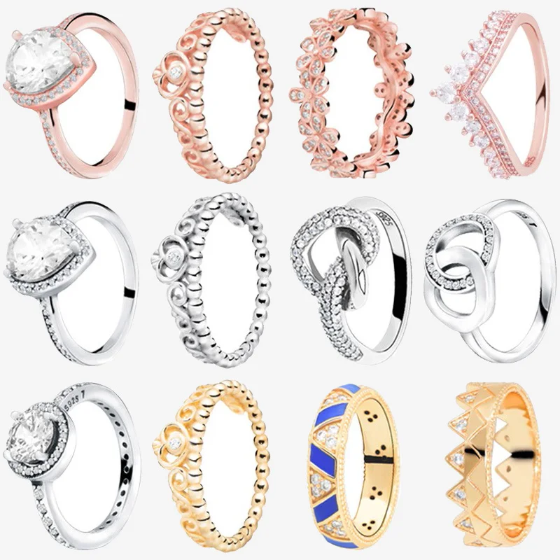 2020 New 925 Sterling Silver Pan Princess Tiara Crown Heart Rings For Women Engagement Jewelry Anniversary
2020 New 925 Sterling Silver Pan Princess Tiara Crown Heart Rings For Women Engagement Jewelry Anniversary