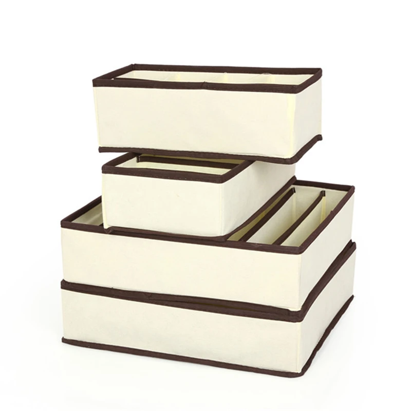 Organizers Boxes For Underwear Scarfs Socks Bra Pcs Set Underwear Bra Organizer Storage Box Beige Drawer Closet
Organizers Boxes For Underwear Scarfs Socks Bra Pcs Set Underwear Bra Organizer Storage Box Beige Drawer Closet