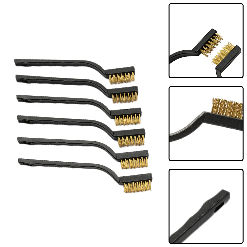 6pcs Wire Brush Polishing Mini Stainless Steel Cleaning 170mm 17cm Accessories Derusting Welding Multi-function
6pcs Wire Brush Polishing Mini Stainless Steel Cleaning 170mm 17cm Accessories Derusting Welding Multi-function