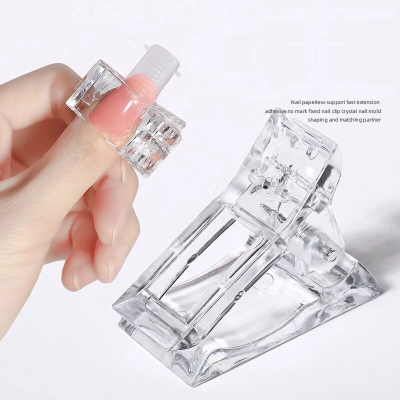 Nail Enhancement Transparent Crystal Clip Quick Crystal Nail Fixing Clip Nail Phototherapy Extension Gel Film Setting Clip Tool
Nail Enhancement Transparent Crystal Clip Quick Crystal Nail Fixing Clip Nail Phototherapy Extension Gel Film Setting Clip Tool