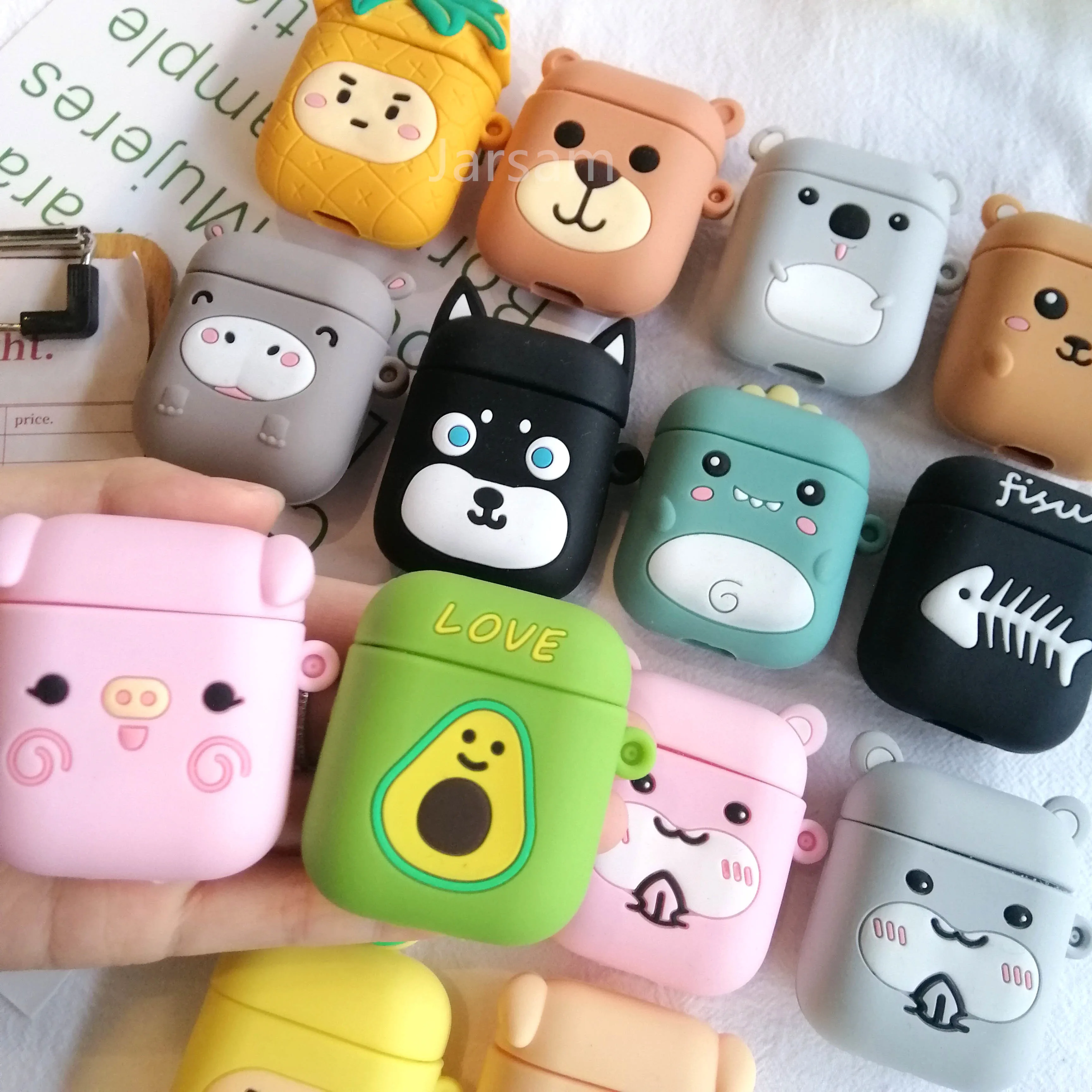 Cartoon Cute Wireless Earphone Case For AirPods 2 Silicone Charging Headphones Case for Air pod cases Protective Cover
Cartoon Cute Wireless Earphone Case For AirPods 2 Silicone Charging Headphones Case for Air pod cases Protective Cover