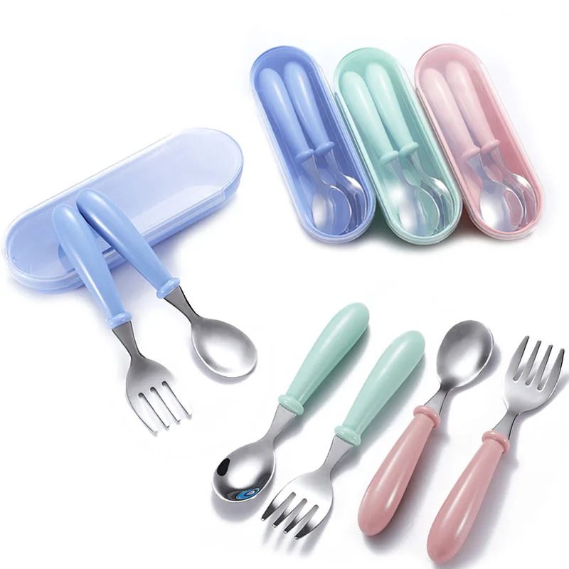 Baby Feeding Tableware Set Children Utensil Stainless Steel Toddler Dinnerware Cutlery Cartoon Infant Food Feeding Spoon Fork
Baby Feeding Tableware Set Children Utensil Stainless Steel Toddler Dinnerware Cutlery Cartoon Infant Food Feeding Spoon Fork