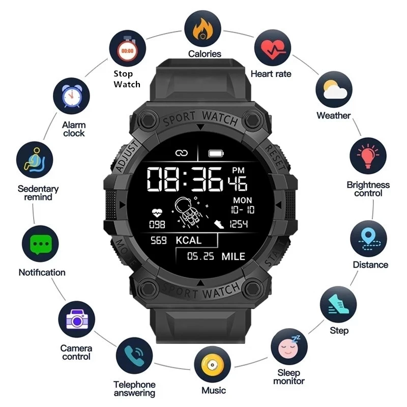 Astronaut Smart Watches Women Men Touch Screen Sports Fitness Bracelet Steps Health Monitor Color Digital Wristwatch for Android
Astronaut Smart Watches Women Men Touch Screen Sports Fitness Bracelet Steps Health Monitor Color Digital Wristwatch for Android
