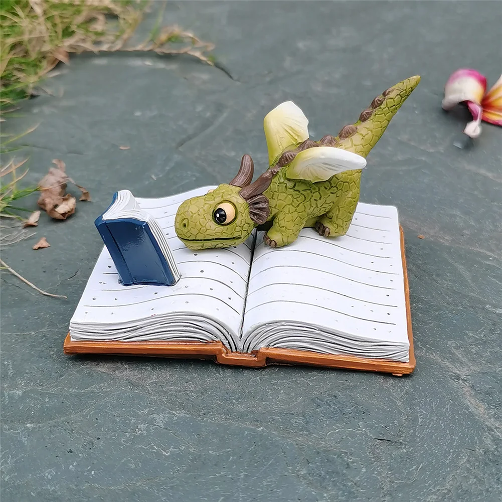 Cute Mini Dragon Reading Books Dragon Ornament Cute Dragon Figures Ornaments for Home Desktop Decoration Kids Gift
Cute Mini Dragon Reading Books Dragon Ornament Cute Dragon Figures Ornaments for Home Desktop Decoration Kids Gift