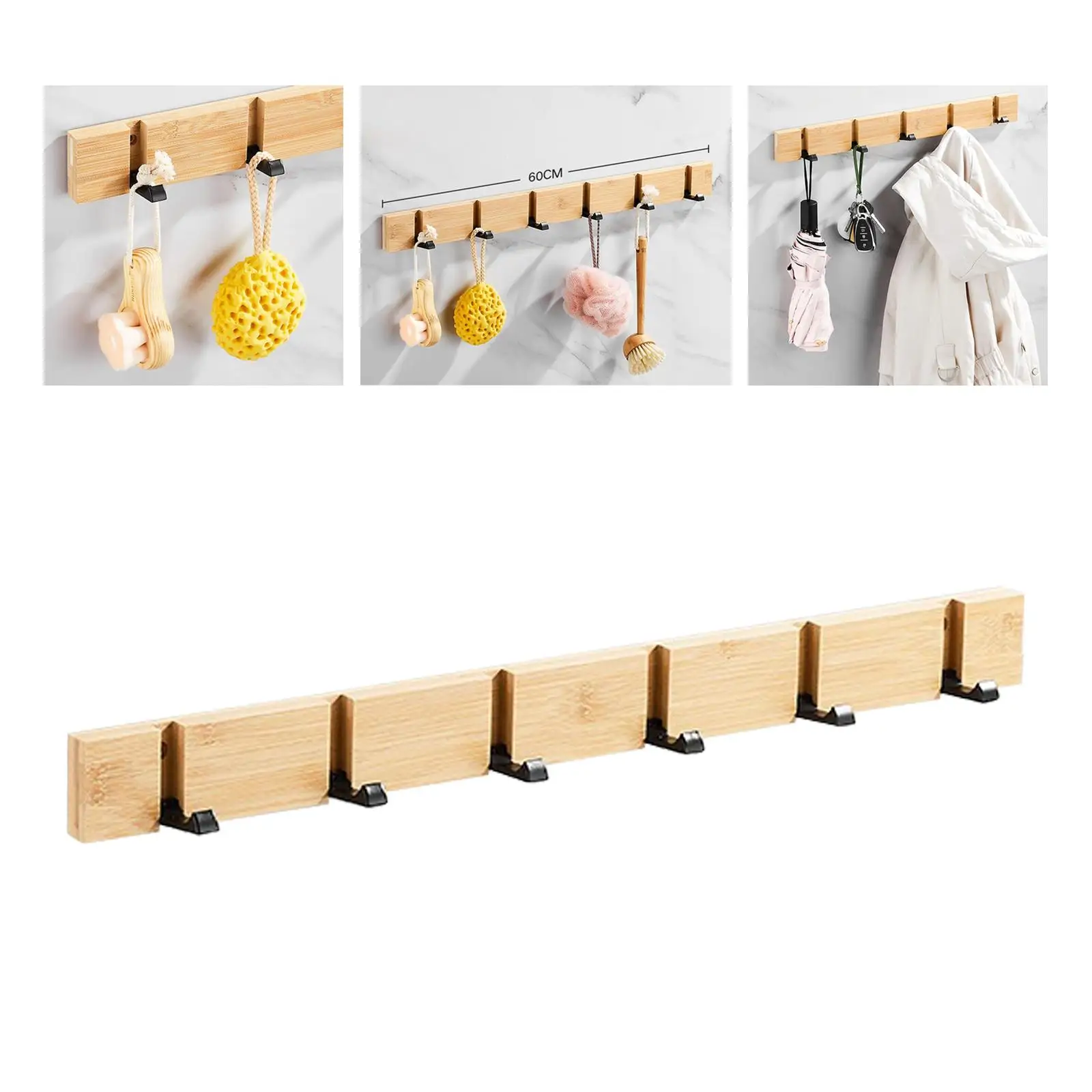 Foldable Wall Mounted Coat Hook 6 Hook Coat Racks Door Hat Rack Bathroom Towels Hanger for Coats Scarfs Key Living Room Entryway
Foldable Wall Mounted Coat Hook 6 Hook Coat Racks Door Hat Rack Bathroom Towels Hanger for Coats Scarfs Key Living Room Entryway
