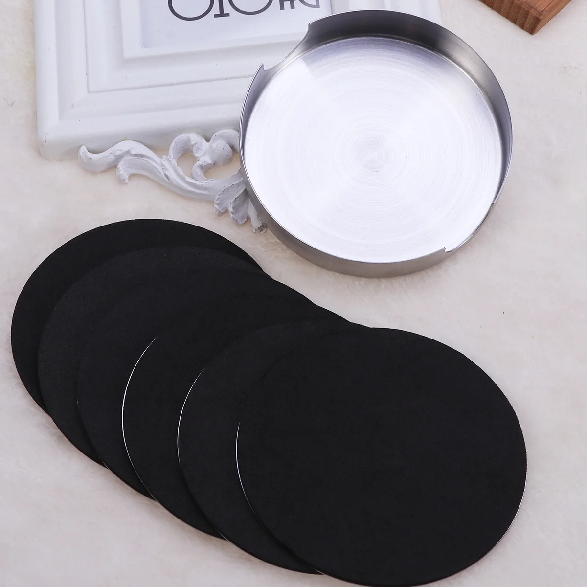 6 Pcs Coasters Set Non-slip Round Heat Resistant Cup Mats Cup Pads Table Placemats for Restaurant Kitchen Desktop
6 Pcs Coasters Set Non-slip Round Heat Resistant Cup Mats Cup Pads Table Placemats for Restaurant Kitchen Desktop