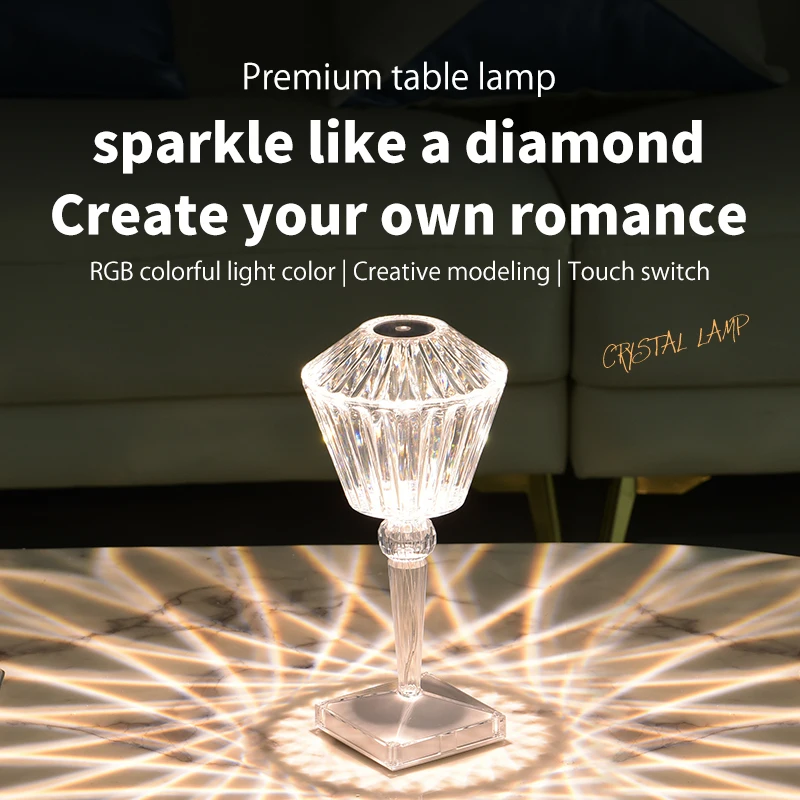 LED Crystal Lamp Projector Rose Light 3/16 Color Night Light Touch Romantic Diamond Ambiance Light USB Home Decor bar
LED Crystal Lamp Projector Rose Light 3/16 Color Night Light Touch Romantic Diamond Ambiance Light USB Home Decor bar
