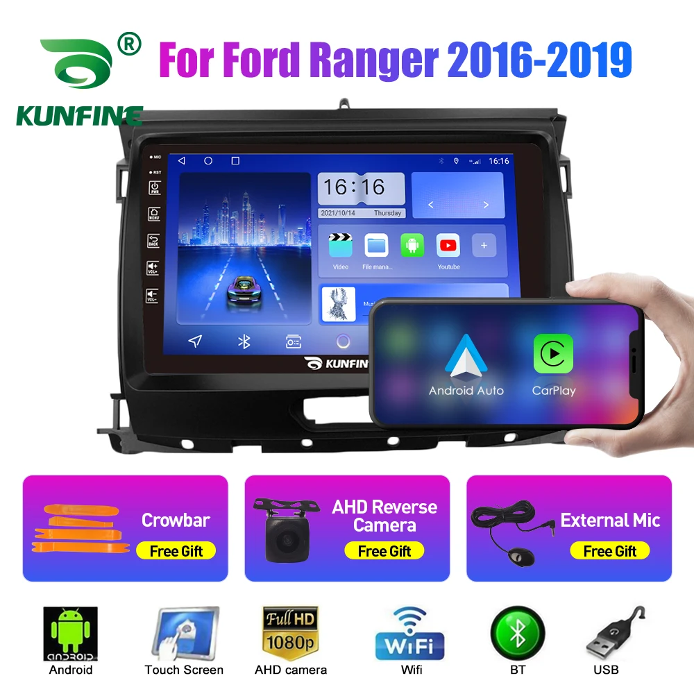 Автомобильное радио для Форд Рейнджер 2016-2019 2Din Android Octa Core Stereo DVD GPS навигационный плеер Мультимедиа автомобильный Carplay on.