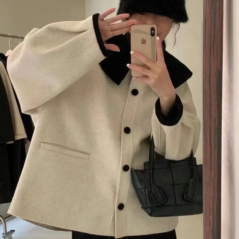 Coat Wool Coat Women Double-sided Cashmere Women's Coats Ladies Jackets Autumn Winter Fashion Female Woolen Coat Casacos Lq926
Coat Wool Coat Women Double-sided Cashmere Women's Coats Ladies Jackets Autumn Winter Fashion Female Woolen Coat Casacos Lq926