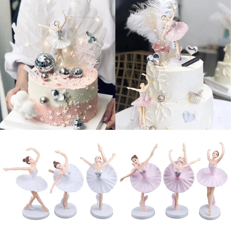 6Pcs/Set Ballet Girls Cake Topper Party Cake Decoration Ballerina Miniature Figurine Cake Decor for Women Girls
6Pcs/Set Ballet Girls Cake Topper Party Cake Decoration Ballerina Miniature Figurine Cake Decor for Women Girls