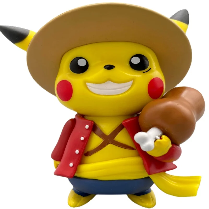 Elf Pokémon doll one piece Luffy Pikachu devil Buou Pikachu Q version doll hand-made model car decoration creative children gift
Elf Pokémon doll one piece Luffy Pikachu devil Buou Pikachu Q version doll hand-made model car decoration creative children gift
