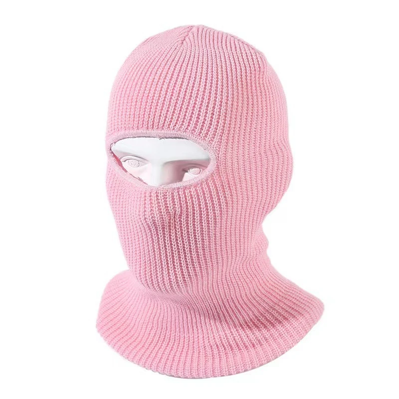 Single Hole Outdoor Face Protection Cold Protection Balaclava Beanie Halloween Winter Keep Warm Unisex Men Ski Mask Knitted Hat
Single Hole Outdoor Face Protection Cold Protection Balaclava Beanie Halloween Winter Keep Warm Unisex Men Ski Mask Knitted Hat