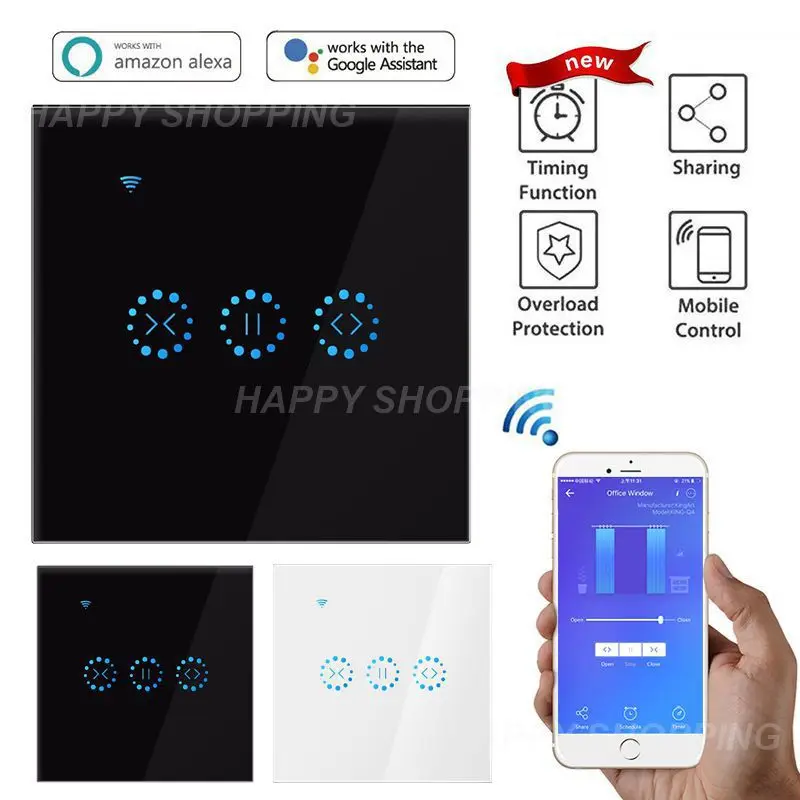 Wifi Smart Windo opener Switch AC Motor Controler Transformer Alexa Home Assistant Google Set open ratio
Wifi Smart Windo opener Switch AC Motor Controler Transformer Alexa Home Assistant Google Set open ratio