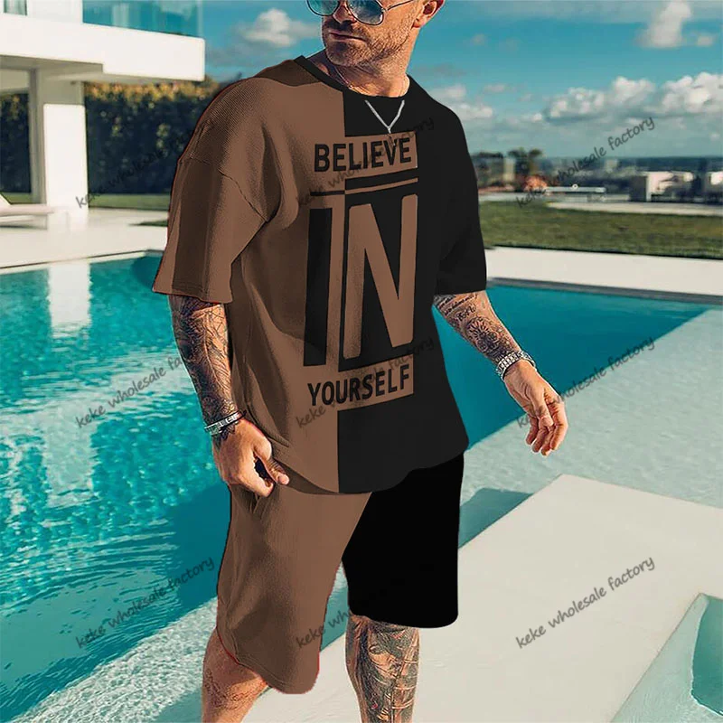 New Brand Design Man Tshirt Set Tracksuit Couple Sport Short Sleeve Shorts 2Piece Outfits Comfortable Quick-drying Jogging Suit
New Brand Design Man Tshirt Set Tracksuit Couple Sport Short Sleeve Shorts 2Piece Outfits Comfortable Quick-drying Jogging Suit