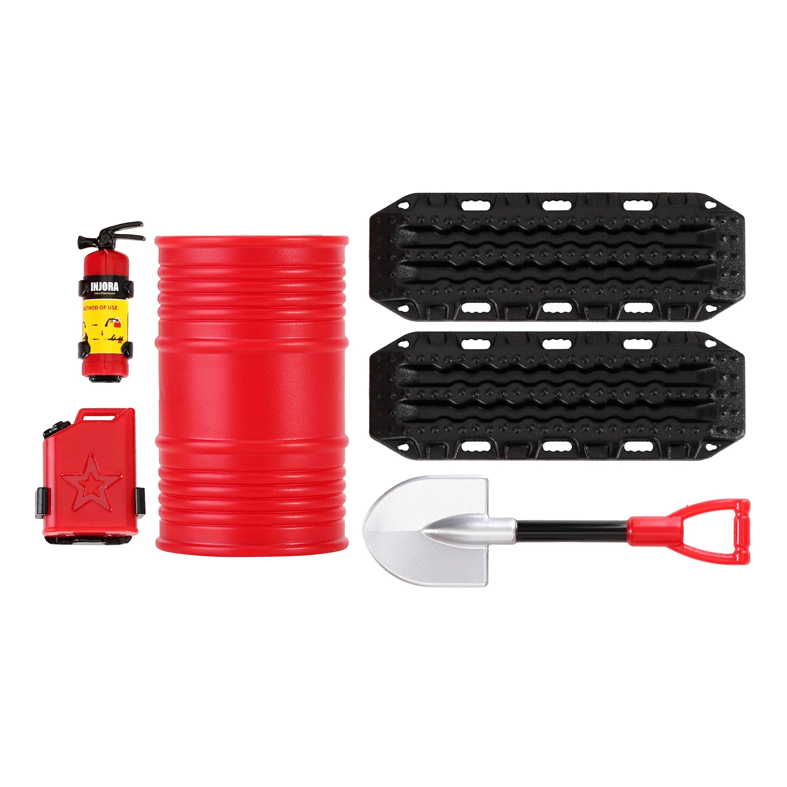 RC Литые украшения 1:18 1:24 весы Огнетушитель топливный бак Лопата масляный барабан для осевого SCX24 FCX24 TRX4M Enduro24 обновления