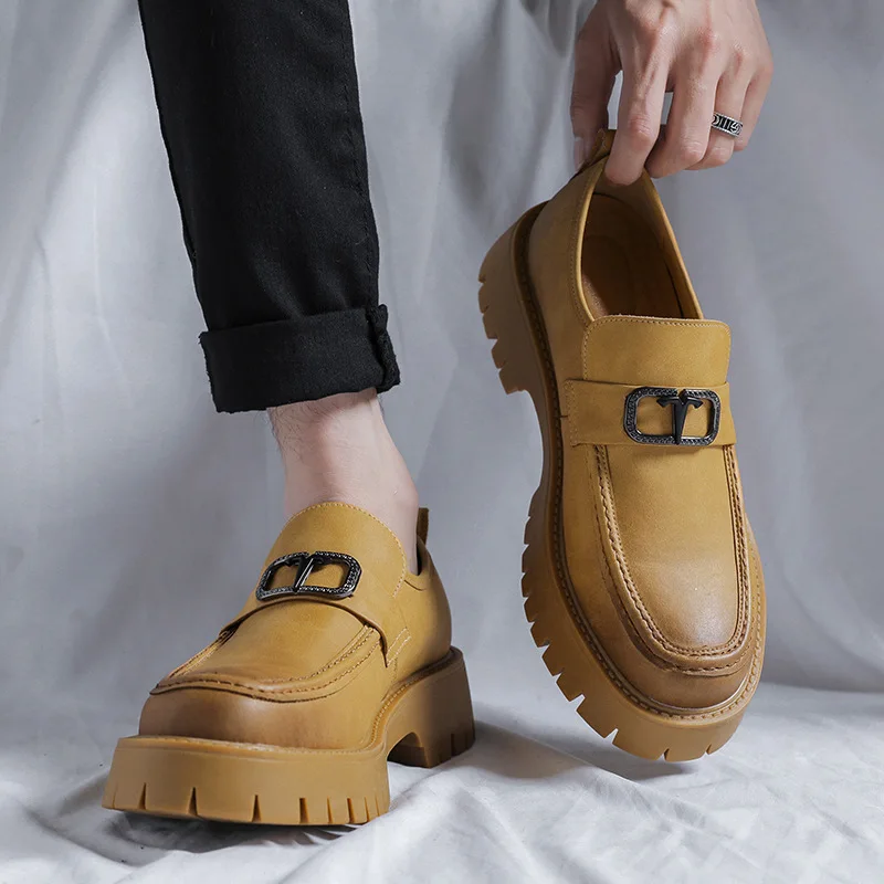 Fashion Genuine Leather Shoes Slip on Men Formal Dress Shoes British Gentleman Wedding Suits Shoes Slip on Men Oxfords Shoes
Fashion Genuine Leather Shoes Slip on Men Formal Dress Shoes British Gentleman Wedding Suits Shoes Slip on Men Oxfords Shoes