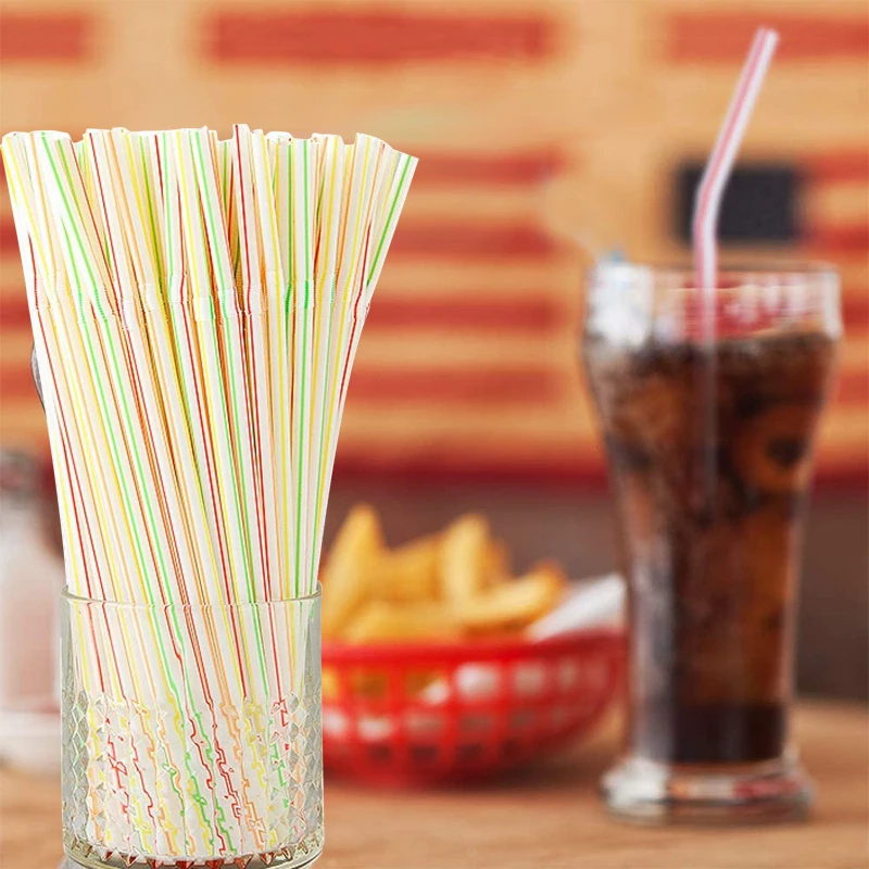 100pcs Disposable Straws Bendable Plastic Drinking Tube Mixed Color Flexible Beverage Straws Wedding Birthday Party Supplies
100pcs Disposable Straws Bendable Plastic Drinking Tube Mixed Color Flexible Beverage Straws Wedding Birthday Party Supplies
