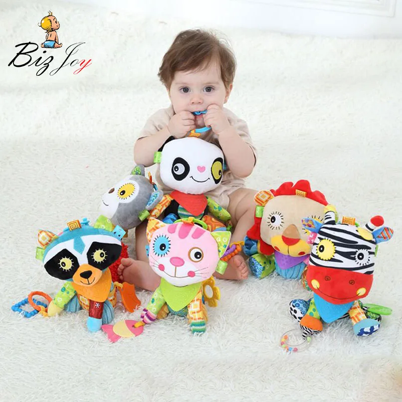 Baby Appease Doll Toy Teether Ring Bell Animal Cartoon Infant Crib Stroller hanging Plush Bed Soft Cute Education Rattles
Baby Appease Doll Toy Teether Ring Bell Animal Cartoon Infant Crib Stroller hanging Plush Bed Soft Cute Education Rattles