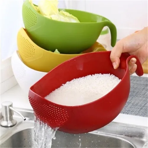 Rice Washer Quinoa Strainer Cleaning Veggie Fruit Kitchen Tools with Handle Newest
Rice Washer Quinoa Strainer Cleaning Veggie Fruit Kitchen Tools with Handle Newest
