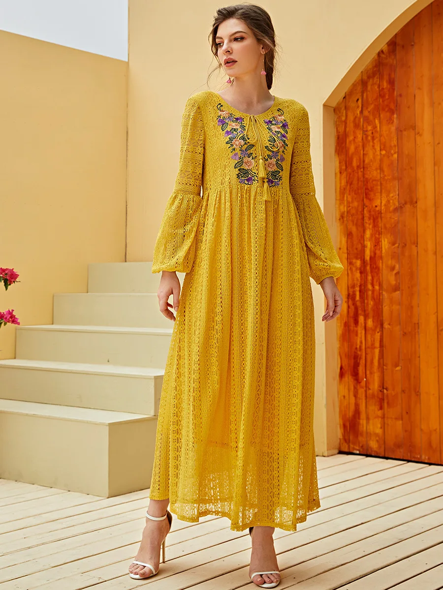 Vestido Longo Abaya Dubai Turkey Islam Arabic Muslim Dress African Dresses For Women Robe Longue Femme Musulmane Caftan Marocain 
Vestido Longo Abaya Dubai Turkey Islam Arabic Muslim Dress African Dresses For Women Robe Longue Femme Musulmane Caftan Marocain