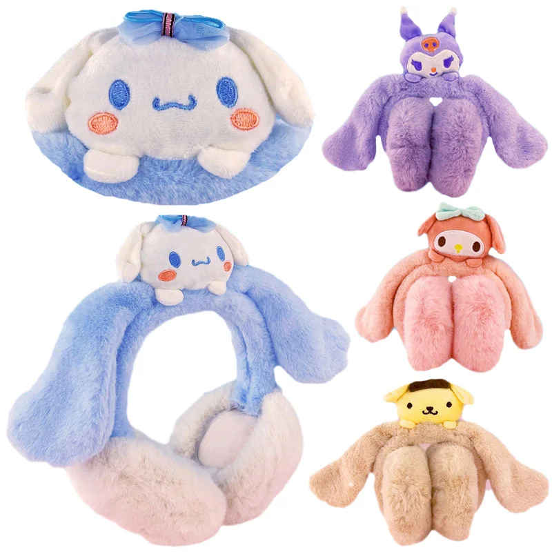 Kawaii Anime Kuromi Cinnamoroll Mymelody Plush Earmuffs Sanrioed Children's Ear Warmers Cartoon Girls Winter Cold Keeping Warm
Kawaii Anime Kuromi Cinnamoroll Mymelody Plush Earmuffs Sanrioed Children's Ear Warmers Cartoon Girls Winter Cold Keeping Warm