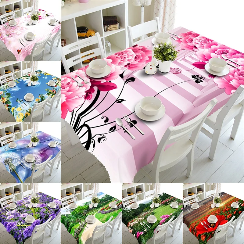 Flower Printing Rectangular Tablecloths Waterproof and Oilproof Tablecloth Home Decor Scenery Tablecloth Party Table Cover
Flower Printing Rectangular Tablecloths Waterproof and Oilproof Tablecloth Home Decor Scenery Tablecloth Party Table Cover