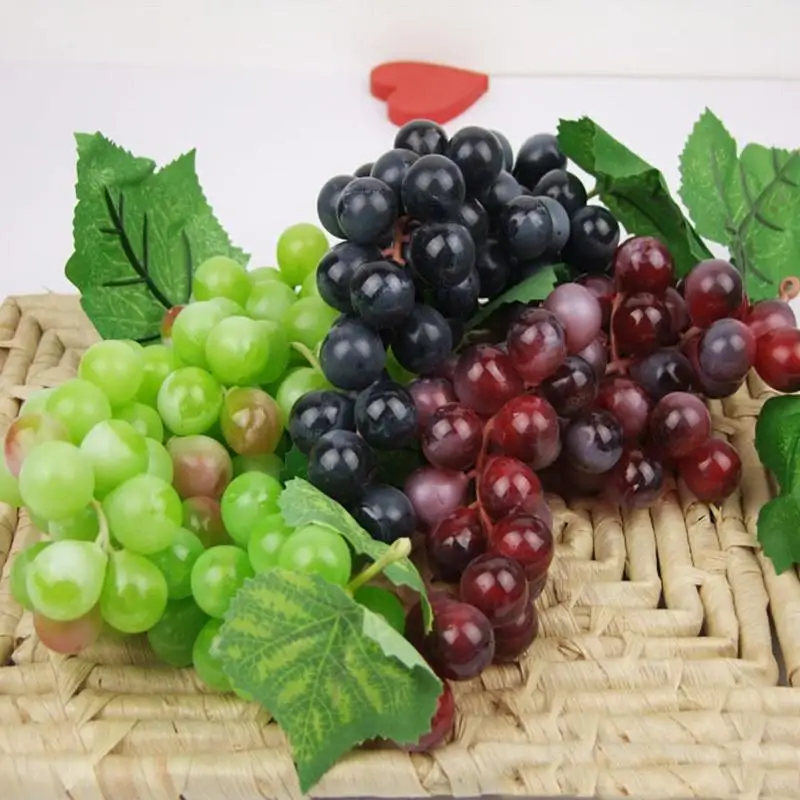 Bunch Lifelike Artificial Grapes Plastic Fake Decorative Fruit Food Home Decor Simulation plastic grape bunches
Bunch Lifelike Artificial Grapes Plastic Fake Decorative Fruit Food Home Decor Simulation plastic grape bunches