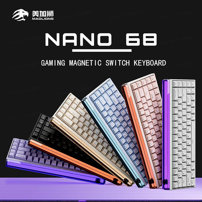 Магнитный переключатель Madlions NANO68 механическая игровая клавиатура RGB TTC проводная