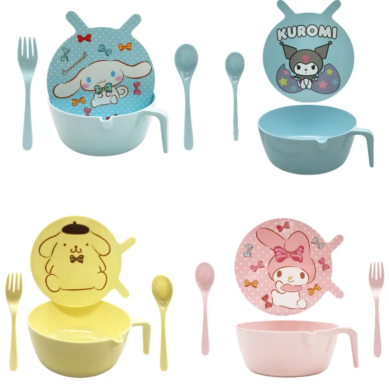 25Cm Sanrio Kawaii Cartoon Cinnamoroll Kuromi My Melody Cute Melamine Instant Noodle Bowl Set Anti-Scalding Soup Rice Bowl
25Cm Sanrio Kawaii Cartoon Cinnamoroll Kuromi My Melody Cute Melamine Instant Noodle Bowl Set Anti-Scalding Soup Rice Bowl