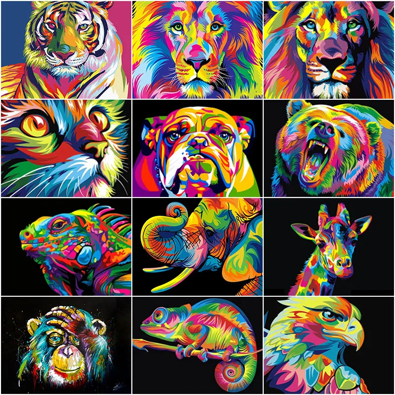 DIY 5D Diamond Painting Animal Lion Cat Monkey Cross Stitch Kit Diamond Embroidery Mosaic Art Picture Rhinestone Decoration Gift
DIY 5D Diamond Painting Animal Lion Cat Monkey Cross Stitch Kit Diamond Embroidery Mosaic Art Picture Rhinestone Decoration Gift