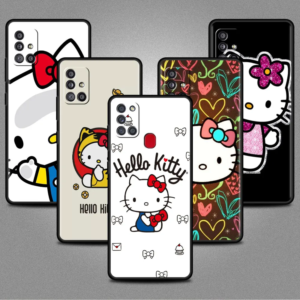 ShockProof Case For Samsung Galaxy A52 A12 A51 A21s A71 Movil Phone Black Funda A32 A31 A72 A41 A22 Cover Japan Hello Cat Sac
ShockProof Case For Samsung Galaxy A52 A12 A51 A21s A71 Movil Phone Black Funda A32 A31 A72 A41 A22 Cover Japan Hello Cat Sac