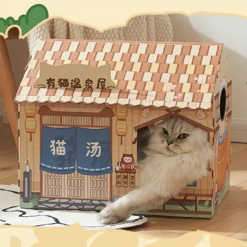 Hoopet Corrugated Papper Cat's House Milk Bed for Cats Breathable Cat Scratcher Nest Scratch Pad Cardboard for Cat Sleeping
Hoopet Corrugated Papper Cat's House Milk Bed for Cats Breathable Cat Scratcher Nest Scratch Pad Cardboard for Cat Sleeping