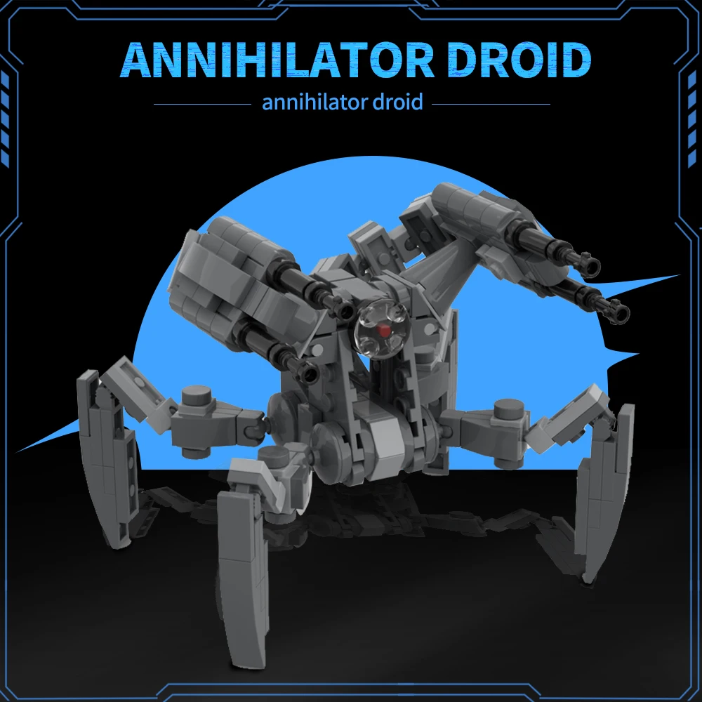 Gobricks MOC Space Wars Weapon Robot Building Blocks Corpenek Annihilator Droid From The Fetts Bricks DIY Model Kid Toys Gifts
Gobricks MOC Space Wars Weapon Robot Building Blocks Corpenek Annihilator Droid From The Fetts Bricks DIY Model Kid Toys Gifts