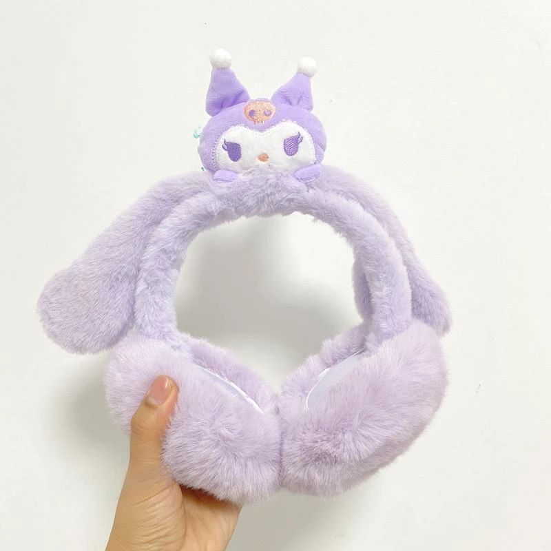Плюшевая кукла Sanrio My Melody, нагреватель для ушей Cinnamoroll Kuromi, Мультяшные зимние наушники, мягкая набивная повязка на голову, наушники, детская игрушка в подарок
Плюшевая кукла Sanrio My Melody, нагреватель для ушей Cinnamoroll Kuromi, Мультяшные зимние наушники, мягкая набивная повязка на голову, наушники, детская игрушка в подарок