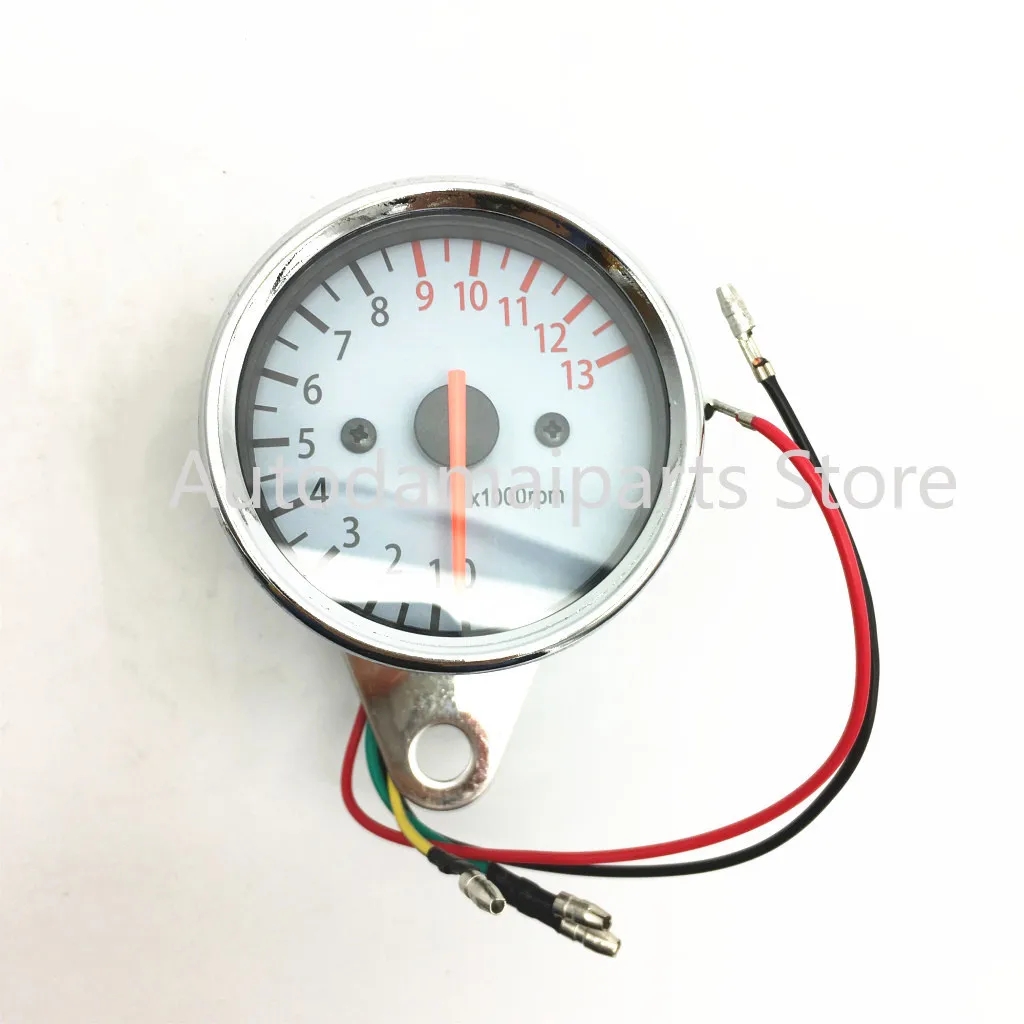 Motorcycle Inductance Tachometer Pointer/White Meter Electronic Tachometer 
Motorcycle Inductance Tachometer Pointer/White Meter Electronic Tachometer