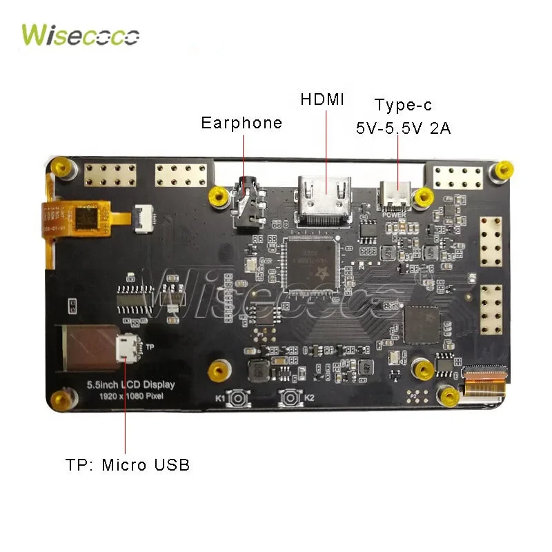 5.5 inch 1920*1080 IPS All-in-one LCD Display capacitive touch High Brightness 1080P Landscape lcd for Raspberry Pi 3 4 RPi3B+
5.5 inch 1920*1080 IPS All-in-one LCD Display capacitive touch High Brightness 1080P Landscape lcd for Raspberry Pi 3 4 RPi3B+