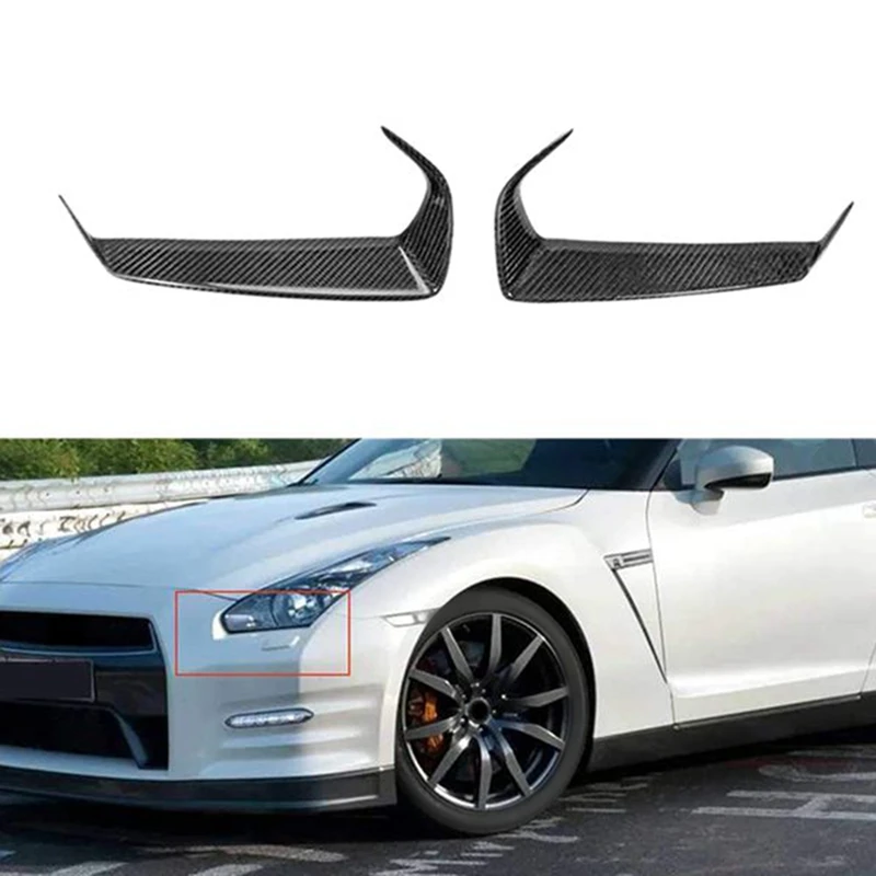 Car Real Carbon Fiber Front Head Light Lamp Eyebrow Frame Cover Accessories For Nissan GTR R35 2008-2016
Car Real Carbon Fiber Front Head Light Lamp Eyebrow Frame Cover Accessories For Nissan GTR R35 2008-2016