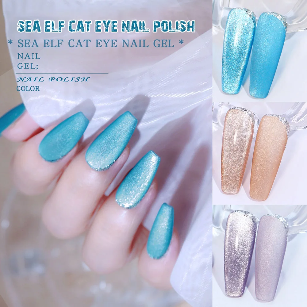 Cat Eye Nail Polish Blue Glitter UV LED Gel Varnish Semi Permanent Nail Gel Soak Off Lacquer Nail Art Manicure Varnishes
Cat Eye Nail Polish Blue Glitter UV LED Gel Varnish Semi Permanent Nail Gel Soak Off Lacquer Nail Art Manicure Varnishes
